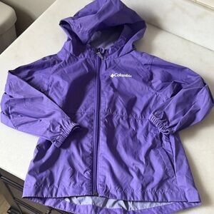Columbia Kids Raincoat in Vibrant Purple
